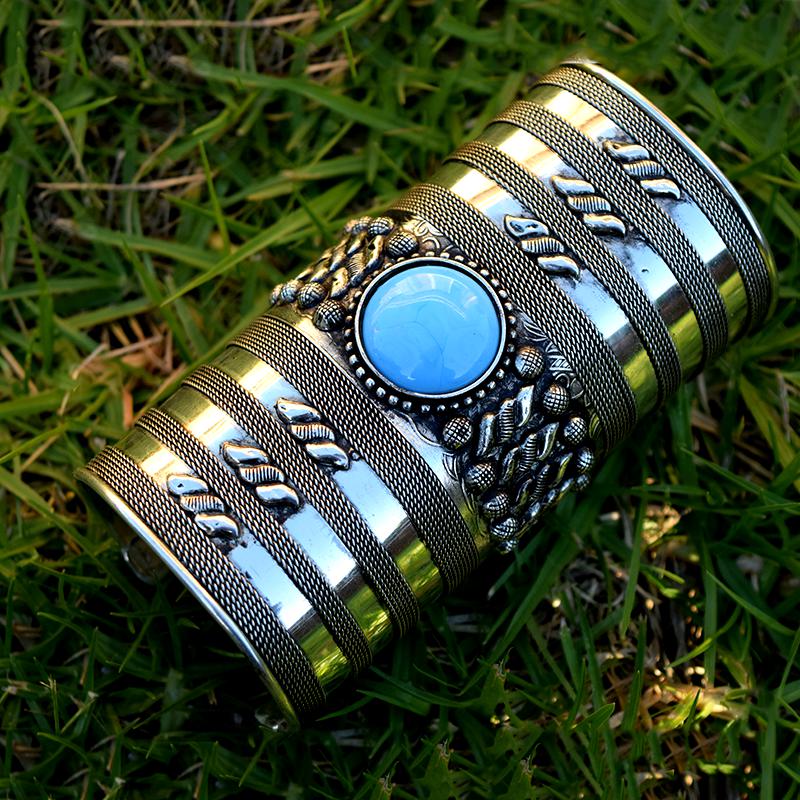 Silver Turquoise Cuff Bracelet