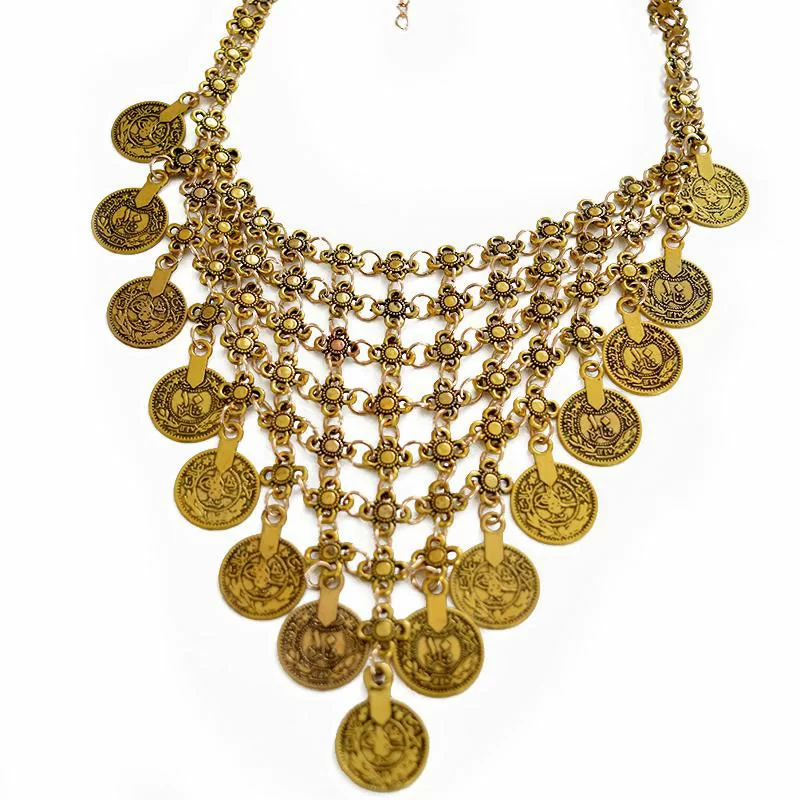 Turkish Gold Coin Necklace
